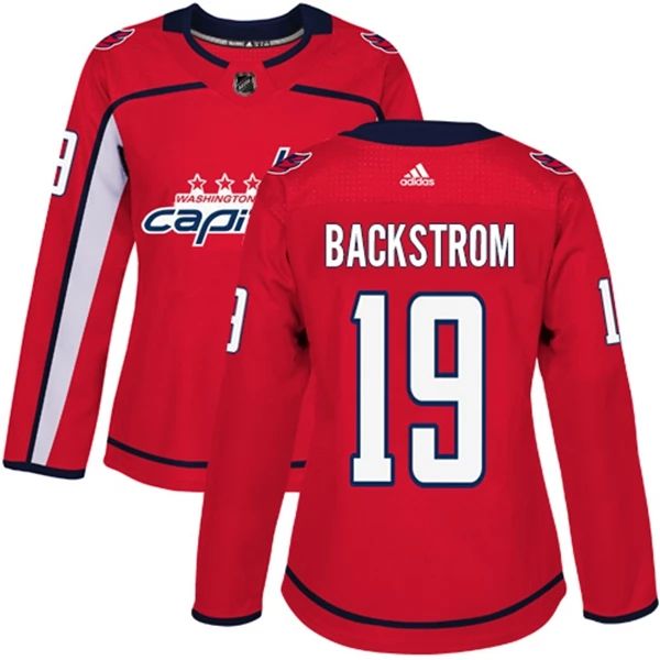 Damen Washington Capitals Trikot Nicklas Backstrom 19 Rot Authentic